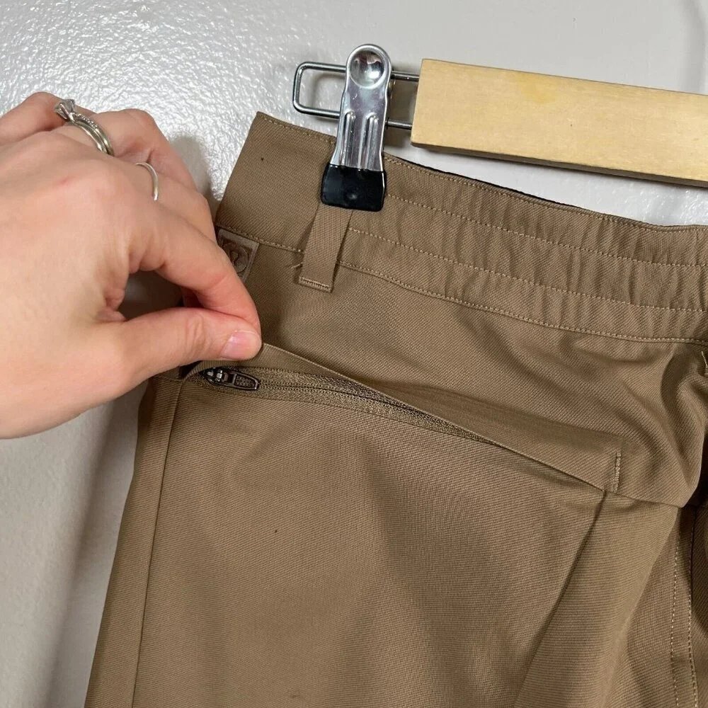 Lululemon Mile View Pant Mens Size 28 Frontier Brown Travel Work Water Repellent